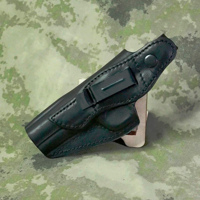 Кобура Jz ТТ поясная кожа (на метал. скобе) HOLSTER 3