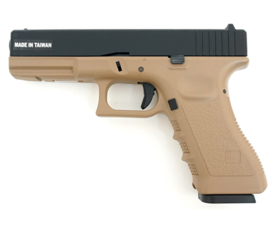 KJW GLOCK G17 TAN GBB CO2 рамка металл, 6mm
